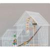 DLAZUM Large Bird Cage with Double Roof for Parrots and Small Birds view 4
