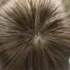 Men's Toupee with Thin-Skin V-Loop PU Base, Wavy Human Hair view 3