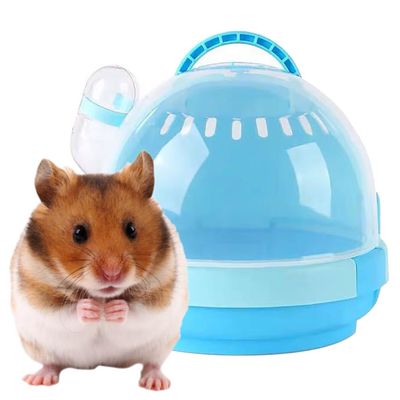 Portable Small Animal Cage with Water Bottle, Creative Hamster Cage