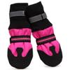 Waterproof Puppy Socks, Non-Slip Warm Breathable Paw Protectors, Reflective Dog Shoes, 4-Pack view 3