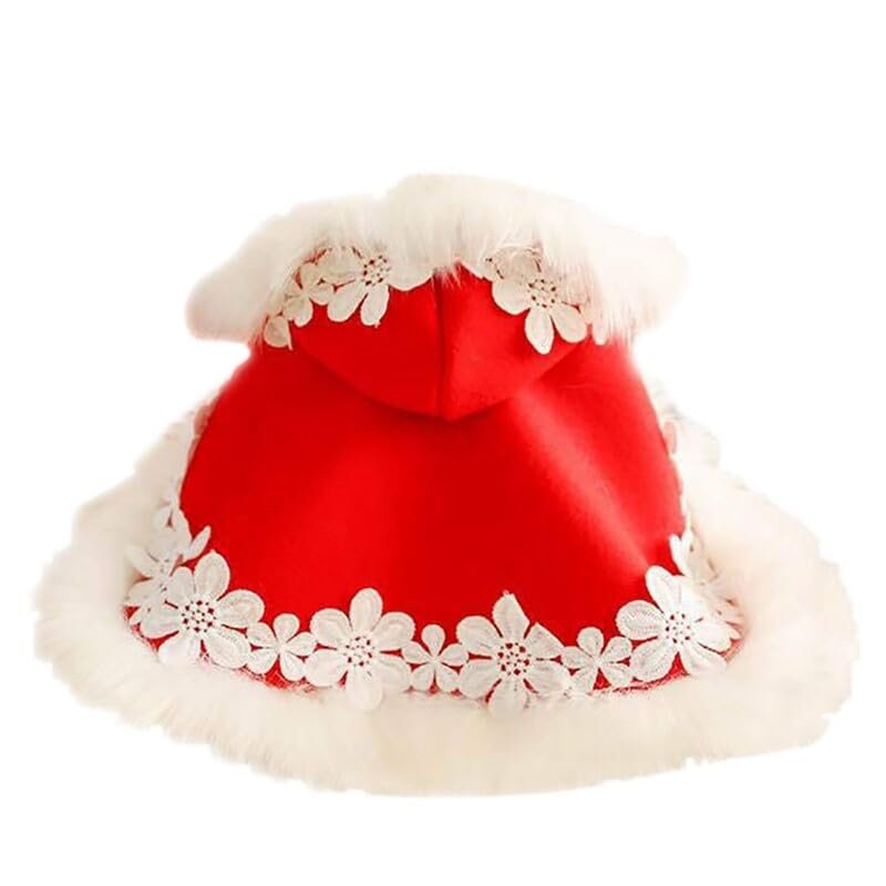 Soft Winter Puppy Cape Costume for Dogs and Pets