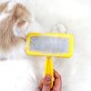 Self-Cleaning Pet Grooming Brush for Cats view 3