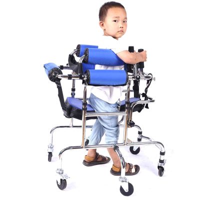 Children’s Walker for Cerebral Palsy with Seat, 6 Wheels