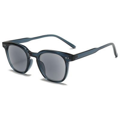 VEVESMUNDO Tinted Sun Reading Glasses for Women and Men, +1.0 to +4.0, Blue, 1 Pair