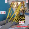 AYCDL Full-Body Patient Lift and Transfer Sling with Head Support, 180 kg Capacity view 4