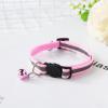 Pet Bell Collar, Adjustable, Reflective, Safety Buckle, for Cats and Dogs (Pink) view 1