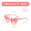 Meleager Retro Heart Sunglasses - 8 Pack view 2