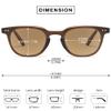 VEVESMUNDO Tinted Reading Sunglasses for Women and Men, Plastic Readers, +1.0 to +4.0, Transparent Brown Frame with Brown Lenses, +4.0, 1 Count view 2