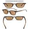VEVESMUNDO Tinted Reading Sunglasses for Women and Men, Plastic Readers, +1.0 to +4.0, Transparent Brown Frame with Brown Lenses, +4.0, 1 Count view 3