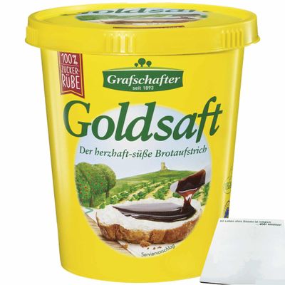 Grafschafter Goldsaft Sugar Beet Syrup (450 g Pack) + usy Block