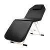 PurpleMinder 3-Zone Folding Massage Table, Black, 182 x 60 cm view 1