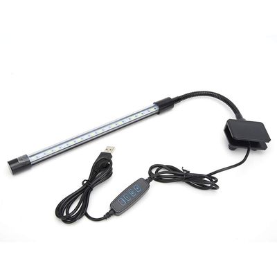 7W Aquarium LED Light with Touch Switch, USB Power, Adjustable Clip and Spectrum