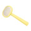BESPORTBLE Stainless Steel and Plastic Pet Grooming Comb, Yellow view 1
