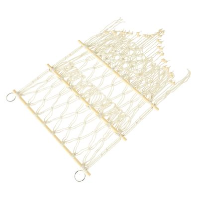 HEMOTON Macramé Wall Hanging Storage Net for Stuffed Animals and Toys