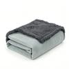 Kritter Planet Waterproof Dog Blanket, Small 63x76cm, Lt Gray/Dk Gray view 1