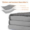Kritter Planet Waterproof Dog Blanket, Small 63x76cm, Lt Gray/Dk Gray view 3