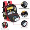 Cubstone Rear Wheelchair Bag, Mobility Scooter Backpack with Reflective Strip, Waterproof Large-Capacity Storage Bag view 3