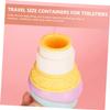 SEWOART 3-Piece Silicone Travel Containers, Leakproof Squeeze Bottles for Shampoo and Lotion view 3