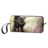 Affenpinscher Lawn Black Dogs Monkey Terrier Makeup Bag view 2