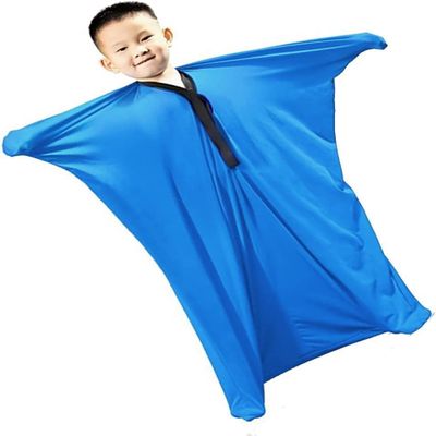 Sensory Sox Stretchy Full-Body Sensory Sock, Sky Blue, Size S