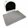 Xisnuient Double-Layer Cat Litter Mat, EVA Honeycomb Design, Washable, 40 x 60 cm, Gray view 1