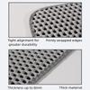 Xisnuient Double-Layer Cat Litter Mat, EVA Honeycomb Design, Washable, 40 x 60 cm, Gray view 4