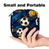 Sanitary Pad Storage Bag, Soccer-354, Multicolor 10 view 2