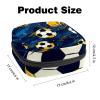 Sanitary Pad Storage Bag, Soccer-354, Multicolor 10 view 3