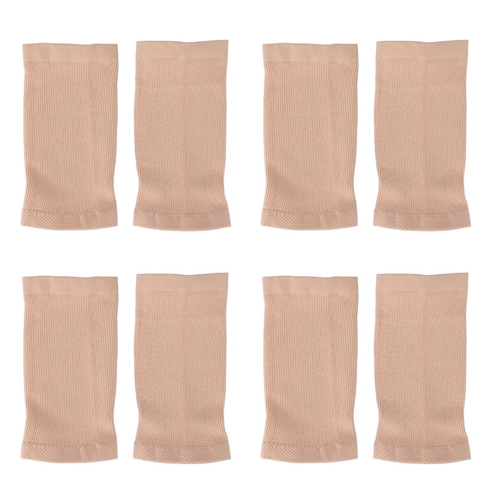 Achilles Tendon Heel Protector Socks, 4 Pairs