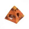 BGFYUSF Pyramid Hide, Corner Habitat Decor for Amphibians, Reptiles, Lizards, Snakes & Turtles, 9.5 x 9.5 x 9.5 cm view 1