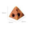 BGFYUSF Pyramid Hide, Corner Habitat Decor for Amphibians, Reptiles, Lizards, Snakes & Turtles, 9.5 x 9.5 x 9.5 cm view 2