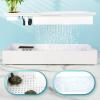 Turtle Tank with Drainage, Ultra-White Glass view 3