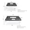 Large Turtle Tank with Cover and Triangular Terrace view 2