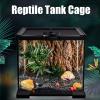 Reptile Glass Terrarium Tank, 30 x 30 x 29 cm view 3