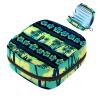 RODAILYCAI Women's Menstrual Pad Storage Bag with Zipper, Tropical Green Sunrise Landscape view 1