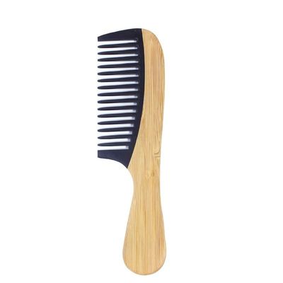 Wooden Wide-Tooth Hair Comb, Antistatic, for Hair Care and Massage, Closed-Tooth Comb, Barber Accessory (993)