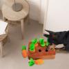 Interactive Carrot Plush Puzzle Toy for Dogs view 2