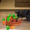 Interactive Carrot Plush Puzzle Toy for Dogs view 3
