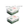 SKISUNO 4-Piece Green Polyurethane Makeup Sponge Set view 4