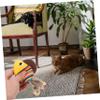 Toddmomy 2-Piece Interactive Cat Toy Set, Yellow and Gray Fish Balls for Chewing, Teeth Cleaning and Play, for Small to Medium Cats view 3