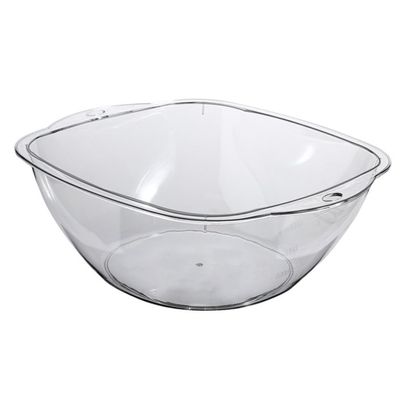 Salon Wash Basin for Facial Cleansing, Clear Plastic Wash Basin