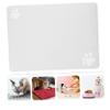 VILLFUL Pet Food and Water Bowl Mat, Absorbent, Non-Slip, Quick-Drying view 4