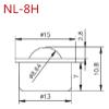 NL-8H Mini Furniture Caster Wheels, 10-Piece Set view 4