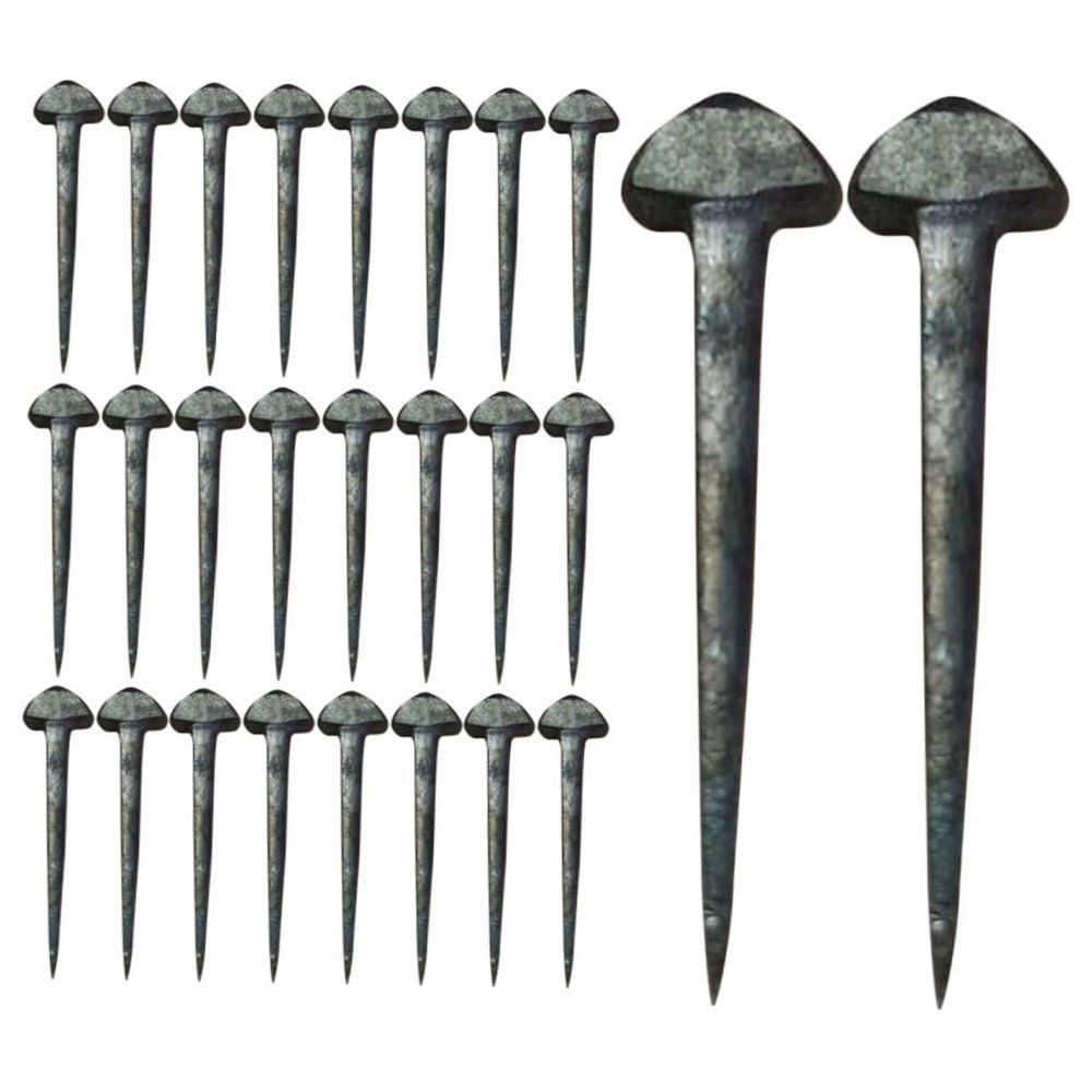 VILLFUL 50 Pcs Iron Nails for Horseshoes