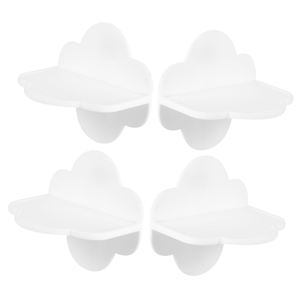 CAXUSD Child-Safe Furniture Anchors, 4-Pack, Self-Adhesive Wall Anchors for Baby-Proofing Bookshelves