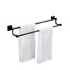 Matte Black Copper Double Towel Bar, Bathroom Accessory view 1