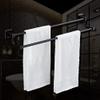 Matte Black Copper Double Towel Bar, Bathroom Accessory view 3