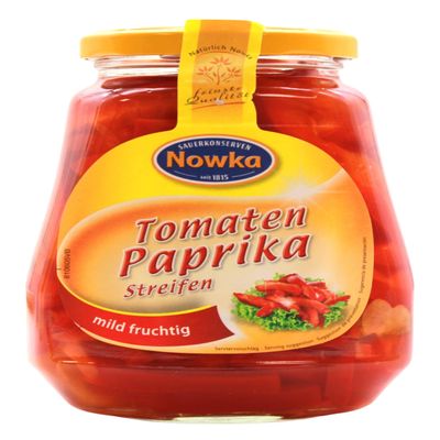 Nowka Tomato Pepper Strips, 5-Pack (5 x 260 g)