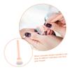 Healeved Ergonomic Plastic-Handle Nail Dust and Makeup Brush view 3