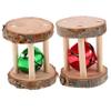 Supvox 2-Piece Wooden Chew Toys for Rabbits and Hamsters view 1